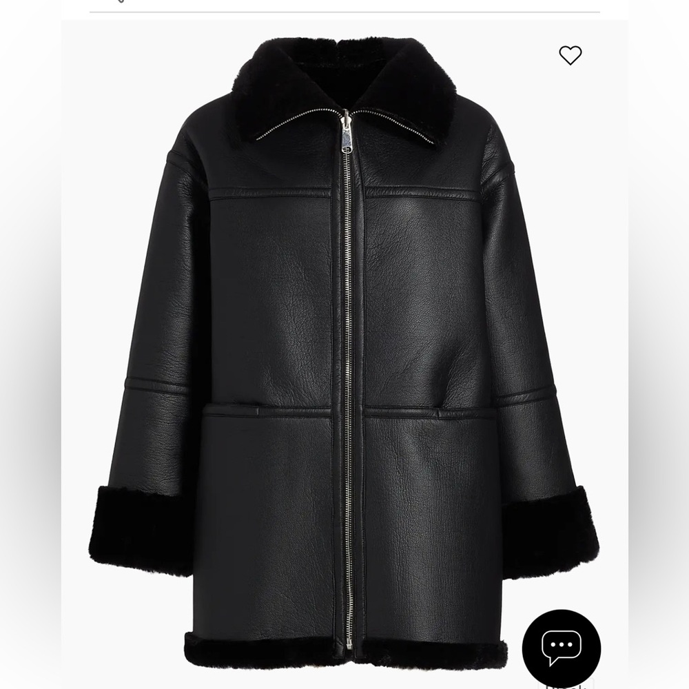 Ally Reversible Leather coat